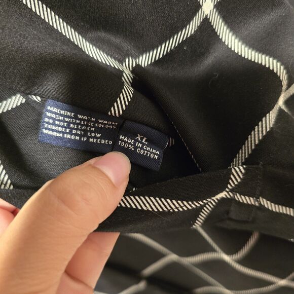 Trench Jacket Coat Women XL Reversible Black Plaid Solid Hunting Country Capsule - Picture 7 of 9